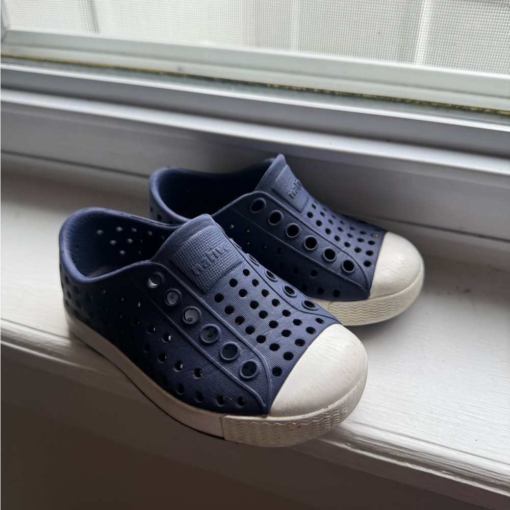 Native Navy Blue Kids Shoes